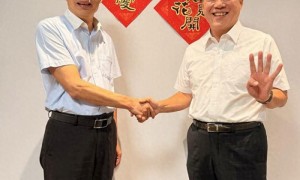 郝龙斌赴云林寻求支持,韩国瑜:祝福心想事成