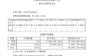 亚特兰大爆4.6倍冷平!足彩3注500万滚存544万