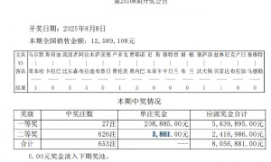 费耶诺德2-1费内巴切 足彩头奖开27注20万