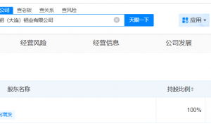 中国铝业在大连成立新公司