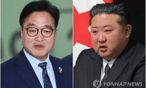 与韩国议长碰面,金正恩只回了一个字